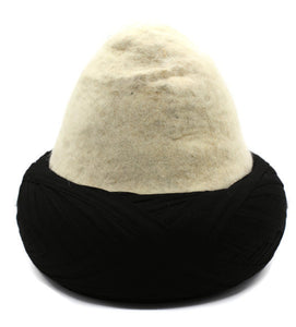 Handmade Felt Imamah, Unique Islamic Art, Imam Pagri Islamic Men's Head Wear, Mens hat, prayer cap, muslim wear, Felt cap