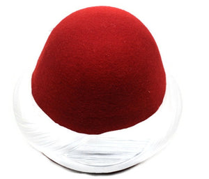 Handmade Red Imamah, Unique Islamic Art, Imam Pagri Islamic Men's Head Wear, wrapping turban, muslim head wear, prayer cap
