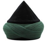 Handmade Naqshbandi Cap, Black Cyprus Imamah, Unique Islamic Art, Imam Pagri Islamic Men's Head Wear