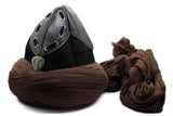 Leather Brown Ertugrul Cap, Resurrection Imamah, Original Dirilis Islamic Cap, Muslim Hat