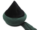 Handmade Naqshbandi Cap, Black Cyprus Imamah, Unique Islamic Art, Imam Pagri Islamic Men's Head Wear