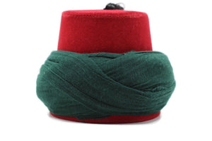 Handmade Miniature Imamahs, Green Mini Little Fez, Moorish Fez, Islamic Home Decor, Eid Gift