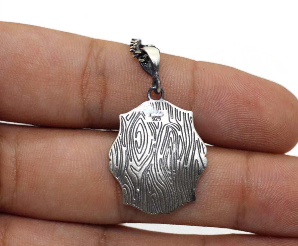 Dua of Nazar Al Kalam 51-52 Verses Silver Quran Verse Pendant, Islam Jewelry, Muslim Gift, Protection from Evil Eye, Islamic Gift ISN