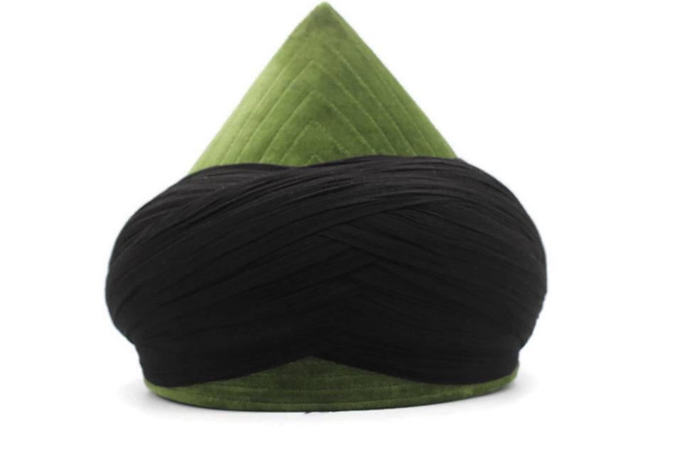 Light Green Mens Haqqani Imamah, Cyprus Style Islamic Cap, Unique Islamic Art, Haqqani Sufi Order, Islamic Men's Head Wear