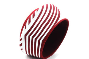 Red and White Imamah Sunnah Hat, Unique Islamic Art, Imam Pagri Islamic Men's Head Wear, Fez Hat, Naqshibandi Taj