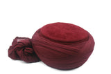 Saladin Bordeaux Syrian Style Imamah, Unique Islamic Art, Imam Pagri Imama, Muslim Hat, Sunnah Cap, Prayer Hat, Islamic Gift