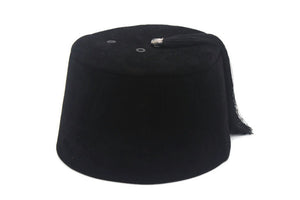 Genuine Egyptian Turkish Black Fez Tarboush Hat Black Tassel, Doctor Who Fez Hat Costume Accessories