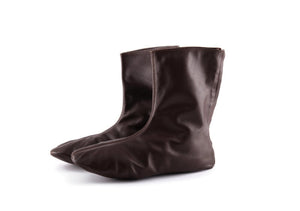 Womens Calfskin Slippers | Brown Leather House Shoes | Leather Boots | Winter Socks | Leather Socks | Sandals | Barefoot Slipper Seers