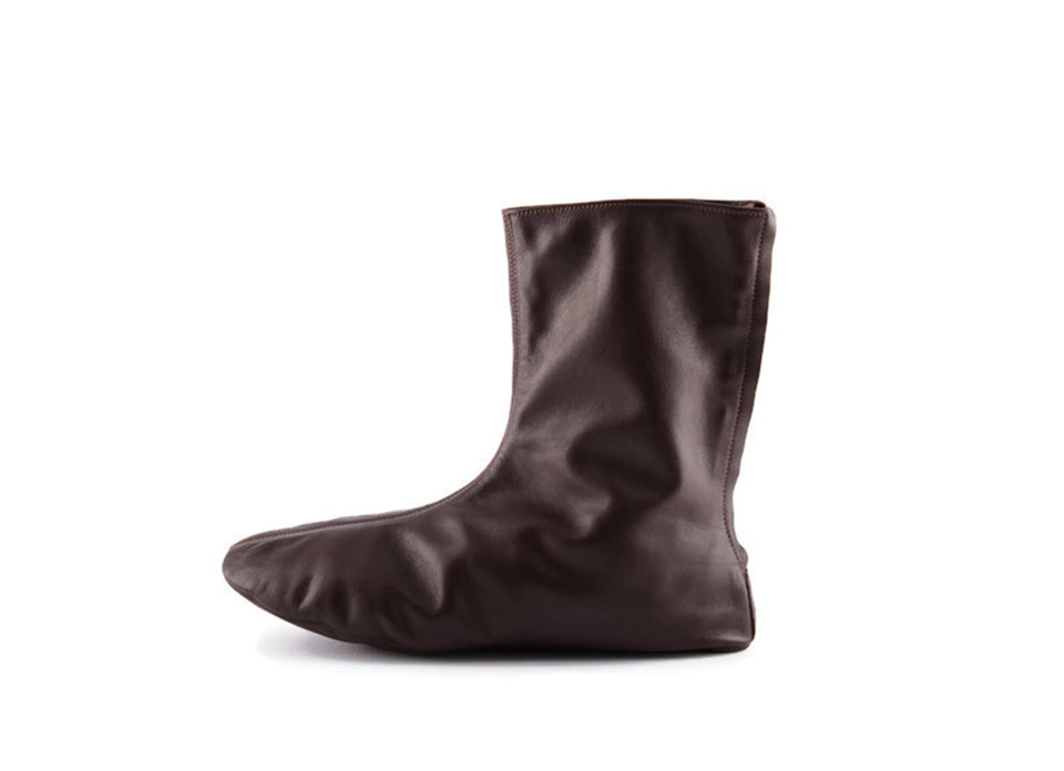 Womens Calfskin Slippers | Brown Leather House Shoes | Leather Boots | Winter Socks | Leather Socks | Sandals | Barefoot Slipper Seers