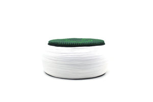 Handmade Green & White Nalain Sarik | Pecinya | Sorban | Imamah | Kufi Cap | Muslim Men's Hat Cap | Pagri | Turban | Skullcap | Ottoman Fez