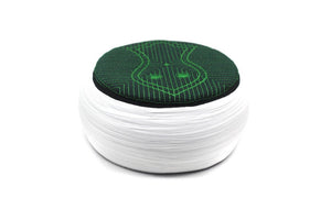 Handmade Green & White Nalain Sarik | Pecinya | Sorban | Imamah | Kufi Cap | Muslim Men's Hat Cap | Pagri | Turban | Skullcap | Ottoman Fez