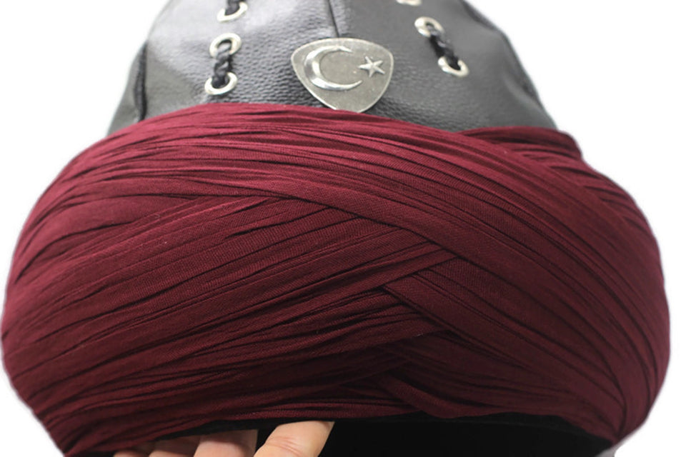 Dirilis Series Genuine Leather Imamah, Islamic Mens Wear, Ertugrul Hat, Muslim Hat, Ertugrul Costumes, Ottoman Bork