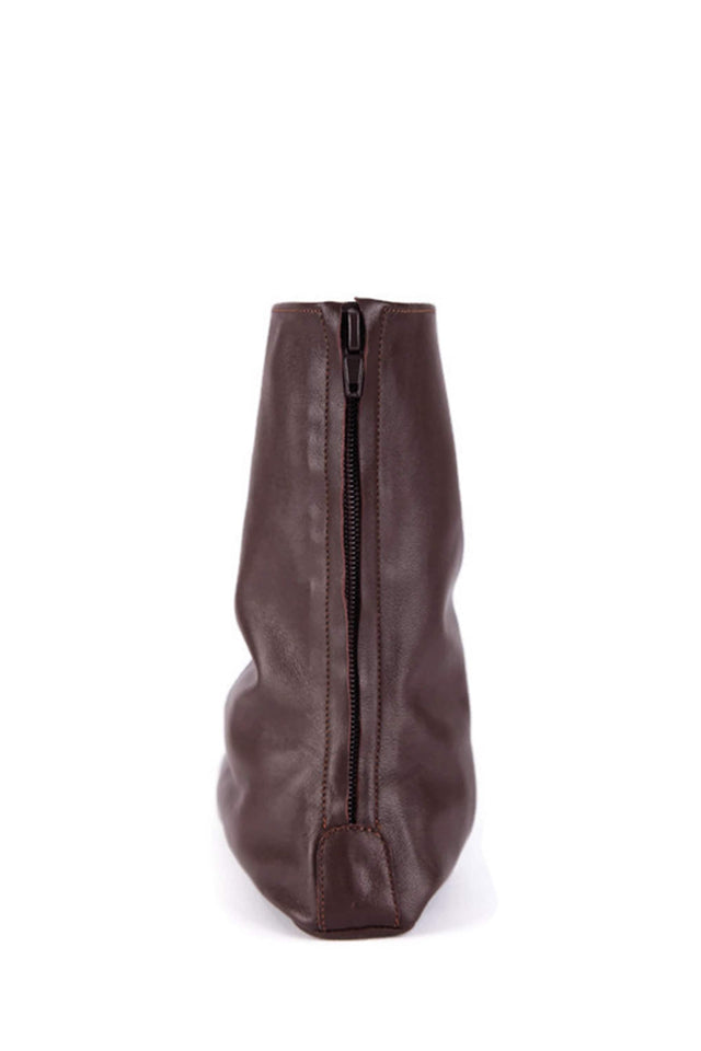 Womens Calfskin Slippers | Brown Leather House Shoes | Leather Boots | Winter Socks | Leather Socks | Sandals | Barefoot Slipper Seers