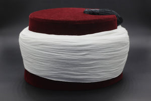 Shaykh Muhammad Said Ramadan al Bouti Imamah, Egyptian Turkish Red Fez Tarboush Hat Black Tassel