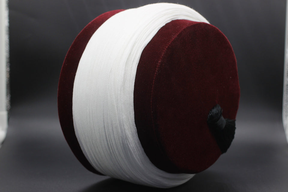 Shaykh Muhammad Said Ramadan al Bouti Imamah, Egyptian Turkish Red Fez Tarboush Hat Black Tassel