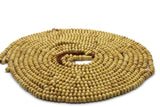 10x7 mm Light Brown Boxwood Tree Tasbih, Prayer Beads with 1000 Beads Misbaha, Rosary Tasbeeh, Wooden Muslim Prayer Beads