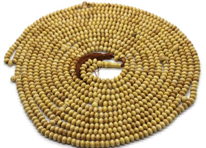 10x7 mm Light Brown Boxwood Tree Tasbih, Prayer Beads with 1000 Beads Misbaha, Rosary Tasbeeh, Wooden Muslim Prayer Beads
