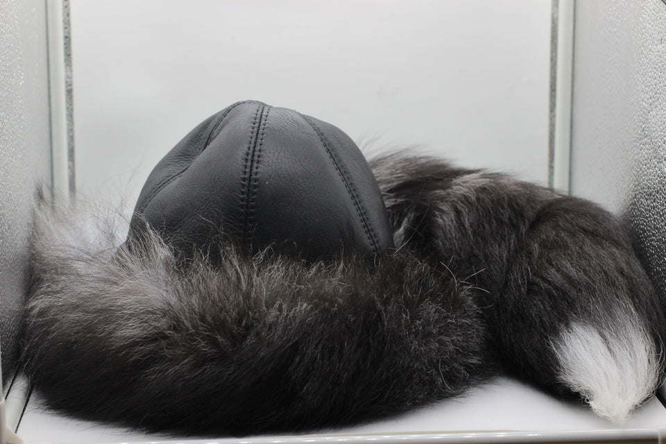Osman Batur Genuine Leather Astrakhan Cap, Caucasian Russian Kubanka, Karakul Hat Winter Cap, Cossack Winter Hat Papaha