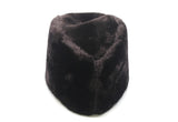 Caucasian Russian Kubanka, Brown Faux Fur Astrakhan Cap, Karakul Hat Winter Cap, Cossack Winter Hat Papaha, Jinnah Cap