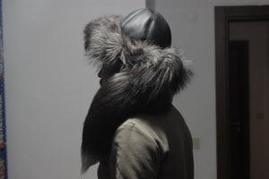 Osman Batur Genuine Leather Astrakhan Cap, Caucasian Russian Kubanka, Karakul Hat Winter Cap, Cossack Winter Hat Papaha