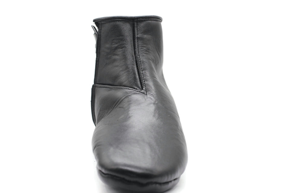 Plush Faux Fur Leather Slippers, Thicker Leather Feet Warmer, MENS Winter socks, Indoor Slippers, Khuffain, Wudu Socks, Home Shoes