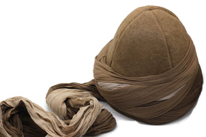 Genuine Yunus Emre Imamah, Brown Imamah, Unique Islamic Art, Imam Pagri Imama Emama Islamic Men's Head Wear, Genuine Felt Hat