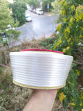 Classic Islamic Hat with Embroidery, Egyptian Turkish Red Fez Tarboush Hat, Imamah Kufi Cap Islamic Clothing Tarboosh