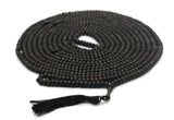 Matte Black Genuine Olive Wood Beads with a tassel, 1000 Beads Misbaha Tasbih Zikr Tasbeeh Tesbih 7.5 mm Dhikr Prayer Beads