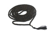 Matte Black Genuine Olive Wood Beads with a tassel, 500 Beads Misbaha Tasbih Zikr Tasbeeh Tesbih 7.5 mm Dhikr Prayer Beads