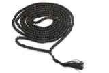 Matte Black Genuine Olive Wood Beads with a tassel, 500 Beads Misbaha Tasbih Zikr Tasbeeh Tesbih 7.5 mm Dhikr Prayer Beads