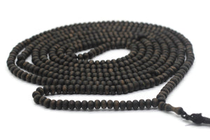 Matte Black Genuine Olive Wood Beads with a tassel, 500 Beads Misbaha Tasbih Zikr Tasbeeh Tesbih 7.5 mm Dhikr Prayer Beads