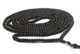 Matte Black Genuine Olive Wood Beads with a tassel, 500 Beads Misbaha Tasbih Zikr Tasbeeh Tesbih 7.5 mm Dhikr Prayer Beads