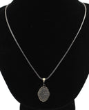 Circle Necklace Dua of Nazar Necklace Silver Quran Verse Pendant, Minimal Necklace, Muslim Gift, Islamic Gift, Calligraphy Necklace ISN