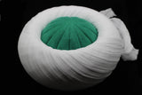 Mujahideen White and Green imamah, Grand Vizier Islamic Hat, Authentic Muslim Cap Sunnah Turban, Prayer Dress for Men