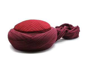 Saladin Bordeaux Imamah, Unique Islamic Art, Imam Pagri Islamic Men's Head Wear, Sunnah Hat