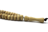 10 Pcs pack of Raw Olive Wood Tasbih, 99 Beads Prayer Beads Misbaha Tesbih Tasbeeh, Dhikr Beads Rosary Subha Sibha, Umrah Hajj Gifts TSBK
