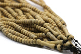 10 Pcs pack of Raw Olive Wood Tasbih, 99 Beads Prayer Beads Misbaha Tesbih Tasbeeh, Dhikr Beads Rosary Subha Sibha, Umrah Hajj Gifts TSBK