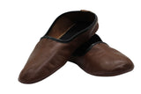 Genuine Leather Handmade Tawaf Shoes Men Size, Brown Winter socks, Shoes, Slippers Islam Mest, Tawaf Socks, Home Shoes