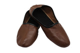 Genuine Leather Handmade Tawaf Shoes Men Size, Brown Winter socks, Shoes, Slippers Islam Mest, Tawaf Socks, Home Shoes