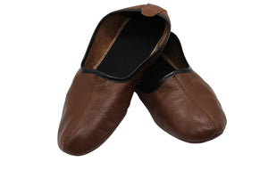 Genuine Leather Handmade Tawaf Shoes Women Size, Brown Winter socks, Shoes, Slippers Islam Mest, Tawaf Socks, Home Shoes