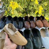 Genuine Leather Handmade Tawaf Shoes Men Size, Pick Your Color Leather Slippers, Home Shoes, House Slippers, Barefoot Moccasins, Babouche