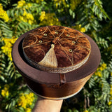 Brown Fez Hat Imamah Islamic Cap Muslims Wear
