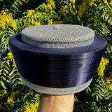 Grey and Blue Satin Fez Imamah, Classic Imams Hat, Muslim Cap, Chachia beanie headcover Islam Muslim hat taqiya tequila, Prayer Cap, Kufi
