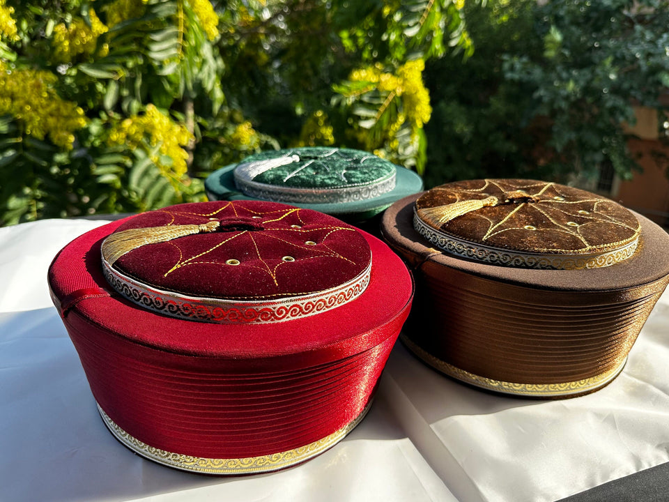Choose Your Satin Fez Imamah, Classic Imams Hat, Muslim Cap, Chachia Pick Your Color, Islam Muslim hat taqiya tequila, Prayer Cap, Kufi