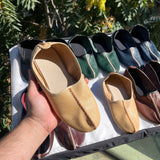 Genuine Leather Babouche Tawaf Shoes in Women Size, Pick Your Color Leather Slippers, Home Shoes, House Slippers, Barefoot Moccasins