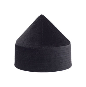 Cyprus Model Black Naqshibandi Kufi Muslim Takke Peci Kofia Hat Topi, Dervish Clothing, Haqqani Sufi Hat, Islamic Wear, Islamic Gift