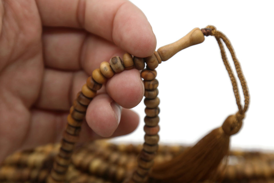 Genuine Olive Wood Beads, 5000 Prayer Beads Misbaha Tasbih Tasbeeh Tesbih 6.5 mm Dhikr Prayer Beads