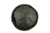 Foldable Faux Fur Hat, Faux Leather Winter Hat, High Quality Faux Leather Retro Watermelon Beanie, Casual Caps Hat, Kufi Hat