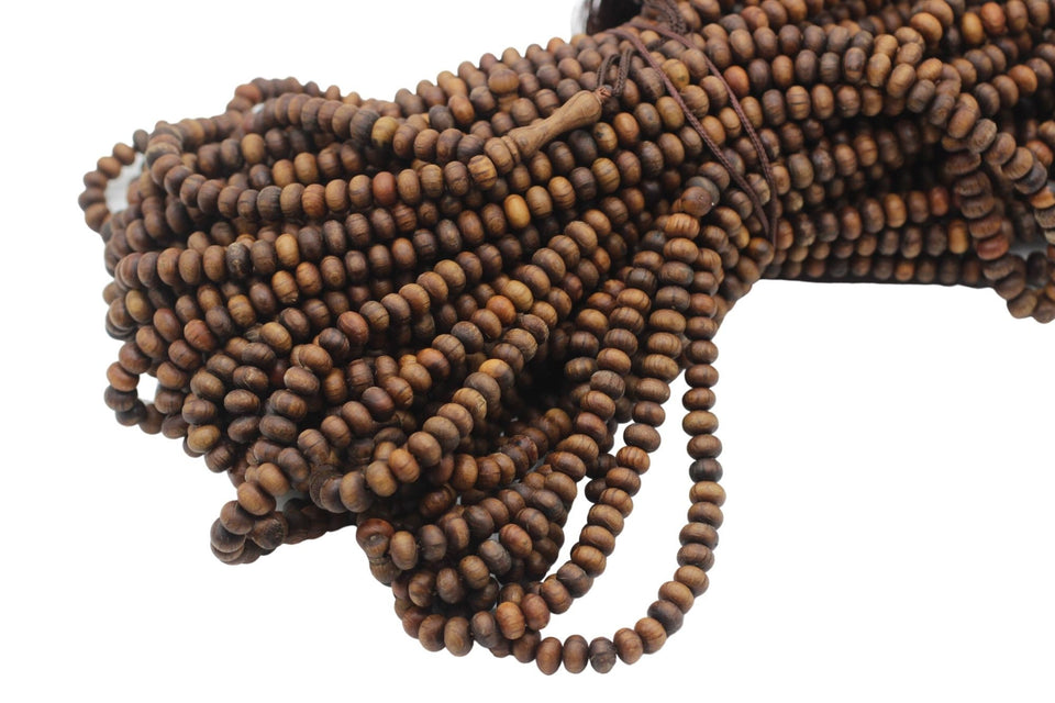 Handcrafted Juniper Wood Prayer Beads - 5000 Beads for Spiritual Practices - Wooden Tasbih for Mindfulness and Relaxation