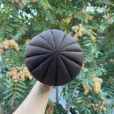 Dark Brown Toparlak Kufi Hat, Muslim Cap, Taqiya Takke Peci, Rigid Prayer Cap, Turkish Muslim Islamic Hat, Skull Cap